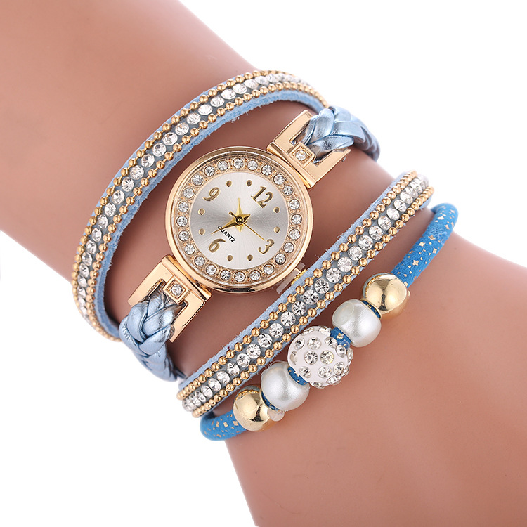 Reloj de pulsera envolvente con diamantes para mujer, de moda y con personalidad, en oferta._voghion.com