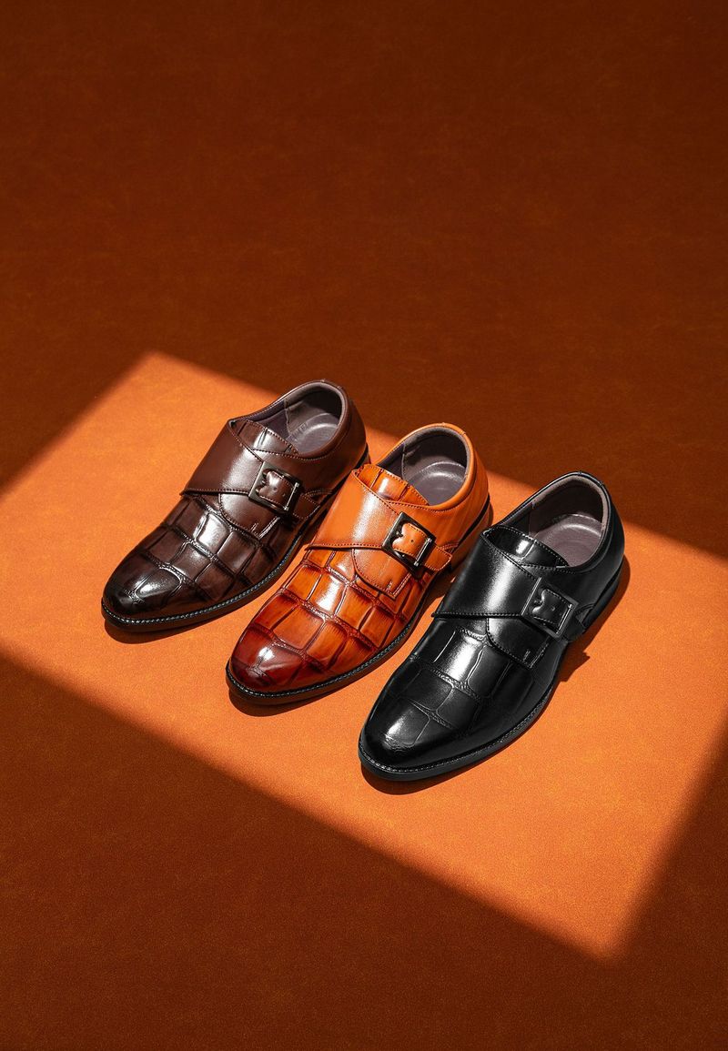 Men's Business Casual Dress Oxfords Formal Lace-Up Shoes for Office, Parties, and Daily Wear_voghion.com