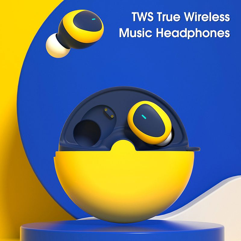 Wireless High Fidelity Intelligent Noise Reduction Ergonomic Bluetooth-compatible5.1 Music Sports Earbud for Running_voghion.com