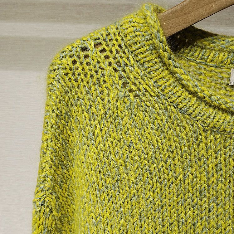 ragazza 1 pezzo ordine minimo 2025 autunno abbigliamento donna XRJ5M09C girocollo stile pigro maglione lavorato a maglia a maniche lunghe_voghion.com