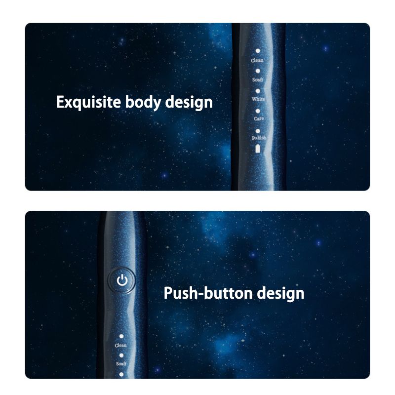 Ultrasonic Sonic Electric Toothbrush Rechargeable Tooth Brushes Washable Electronic Whitening Teeth Timer Brush 5 Colors_voghion.com
