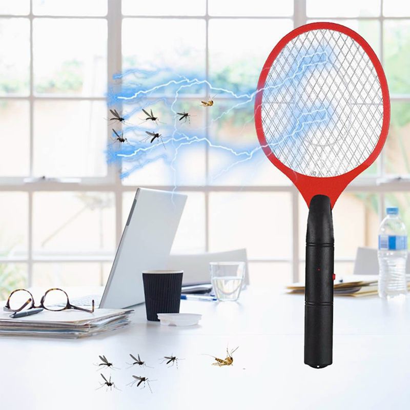 Elektresch Mécken Insekten Bug Zapper Fliedermaus Handheld Insekten Méckenschläger Racket Portable Mosquito Killer Schädlingsbekämpfung fir Schlofkummer Insekten_voghion.com