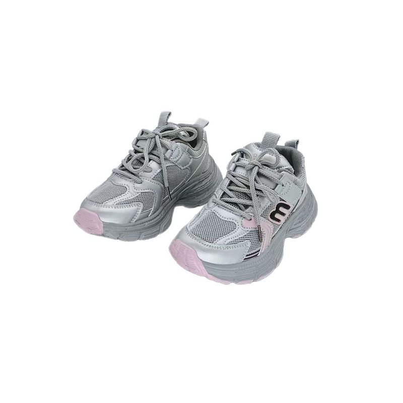 2025 Early Autumn New For Ages 6-12, Double Mesh Super Large Sports Running S, Lace-Up Lightweight Sole Children's_voghion.com