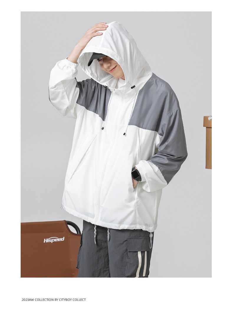 Felpa con cappuccio unisex leggera con protezione solare – Giacca da esterno resistente ai raggi UV UPF50+ per escursionismo, campeggio e viaggi_voghion.com