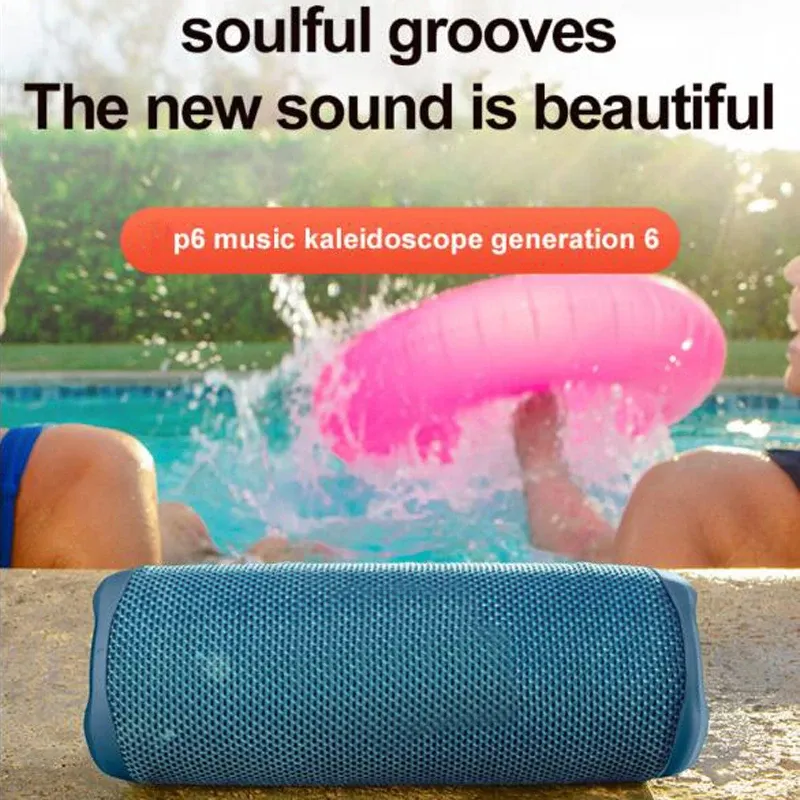 Flip 6 Altoparlante Bluetooth Portatile IPX7 Impermeabile Esterno Stereo Bass Track Tweeter Indipendente Wireless Home Music Box_voghion.com