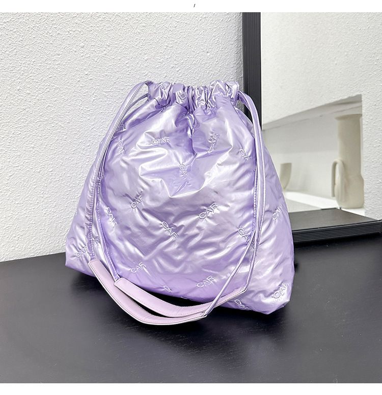 Women's Bag 2024 New Large Capacity Women's Bag, PU Versatile Garbage Bag, Waterproof Square Bag Commuting Shoulder Bag Fashion Bag_voghion.com