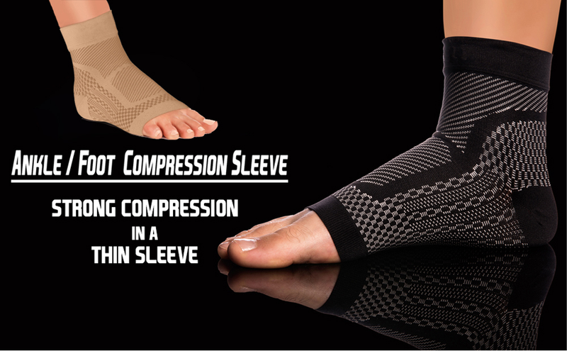 Brace Sports Cheville Compression Sleeve Plantar Fasciitis Chaussette pour tendinite d'Achille, Douleurs articulaires, Réduit S_voghion.com