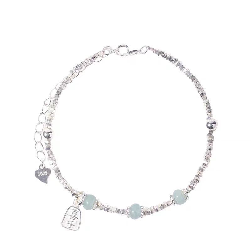 style Joyful Text For Women, Small And Exquisite 2024 New Light Design, High End Chinese Style Bracelet_voghion.com