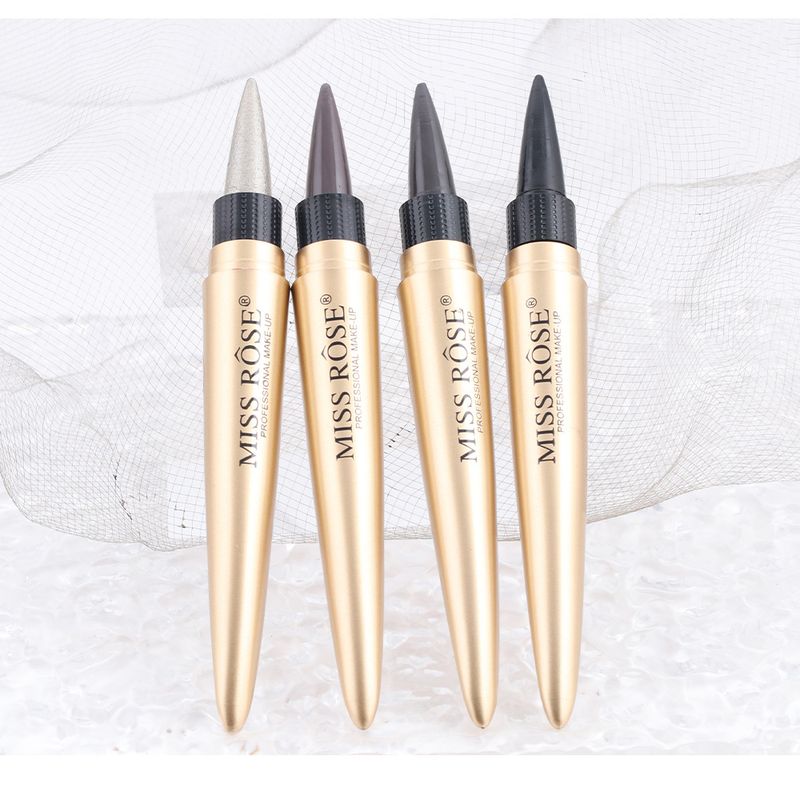 Missrose Cool Black Rich Eyeliner Delineador Colorido À Prova D'Água Não Borra Caneta Delineadora_voghion.com