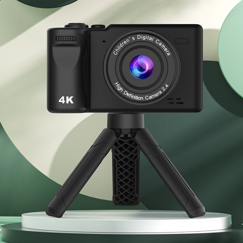 【High Quality】 New Digital Children's Camera HD Photo And Video Recording Stand Birthday Gift Toy_voghion.com