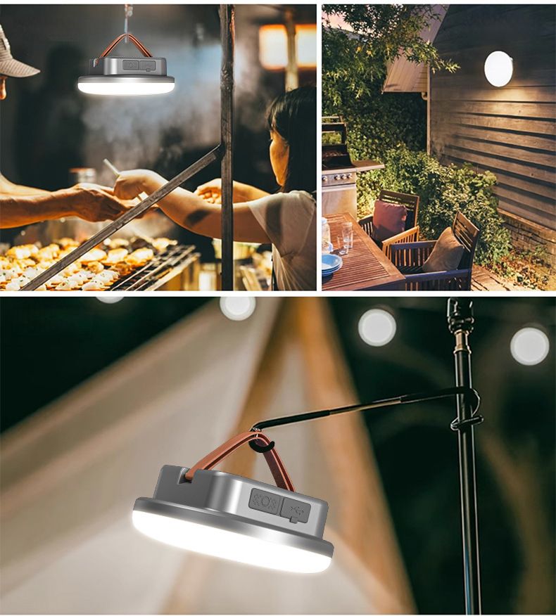 Camping Light Solar Charging With Magnetic Suction Multi-Function Long Battery Life High Brightness Tent Lighting For_voghion.com