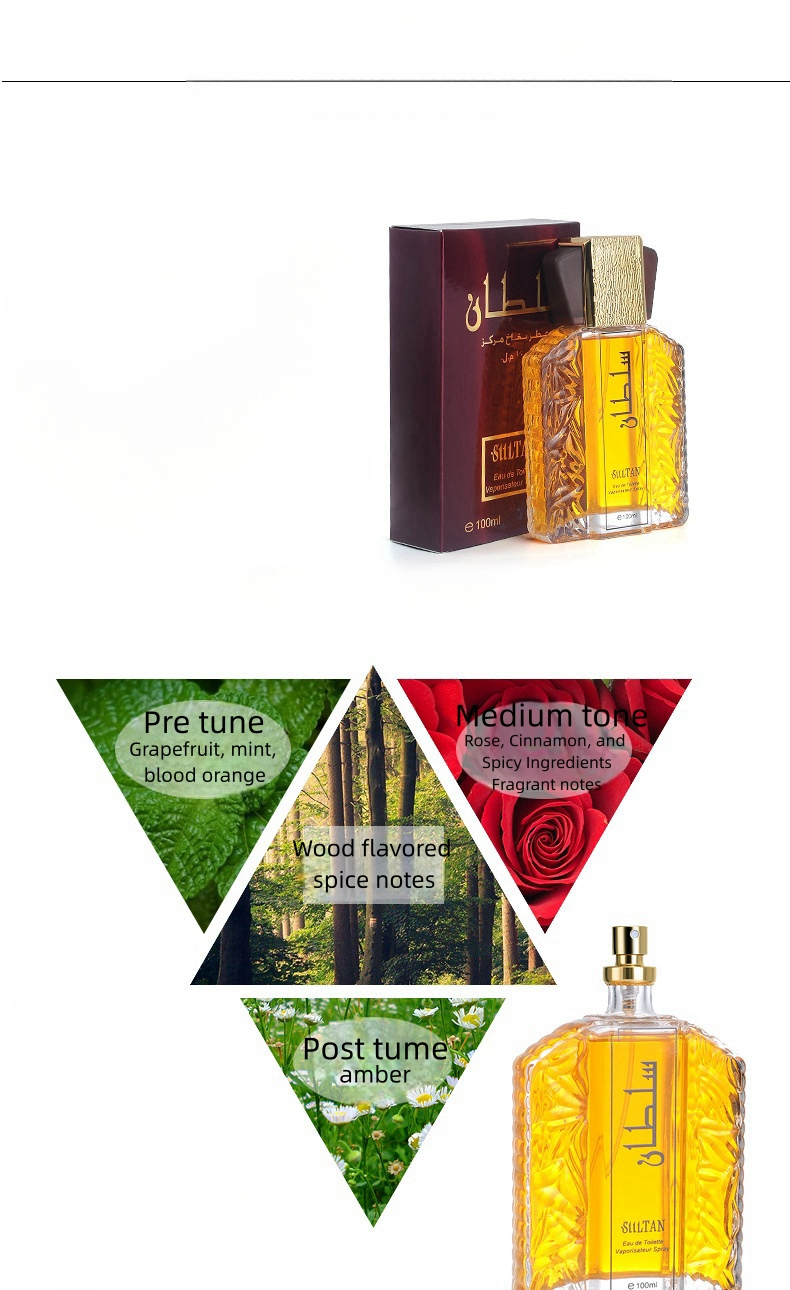Fragrância de nicho Perfume masculino estilo árabe 100ML Fragrância duradoura Charm Fragrância masculina do Oriente Médio Fragrância_voghion.com