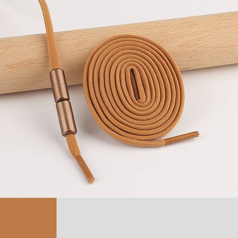 Accessori per scarpe Lacci elastici per scarpe da annodare liberamente Lacci per scarpe elastici colorati in metallo Capsula Fibbie per lacci per scarpe da annodare liberamente per bambini_voghion.com