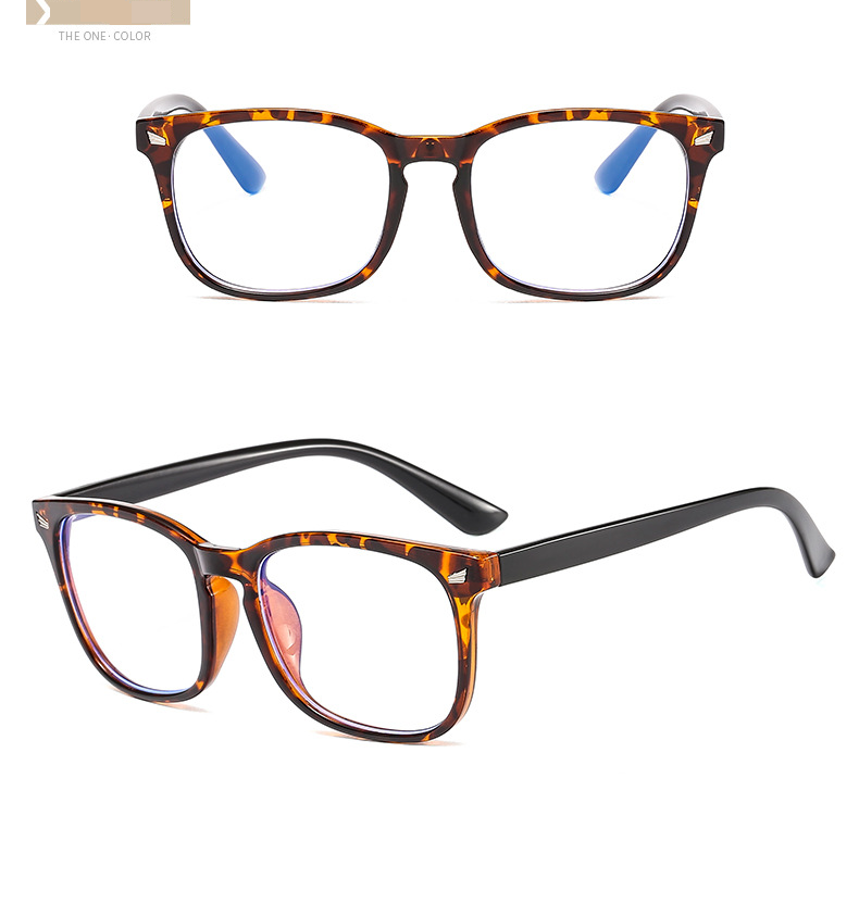 Men's Glasses New Fashion Blue Light Protection Flat Glasses Wang Jiong Makeup Artifact Can Be Matched With Degree Mi Ding Style Optical Glasses_voghion.com