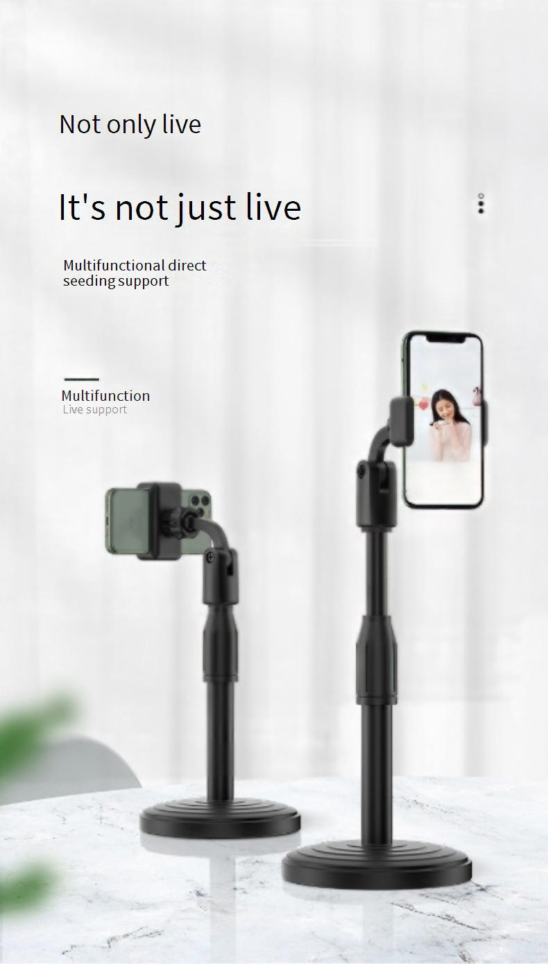 Foldable & Extendable Phone Stand Holder For Hands-Free Viewing, Live Streaming, Selfie - Universal Adjustable Phone Mount For All Smartphones_voghion.com