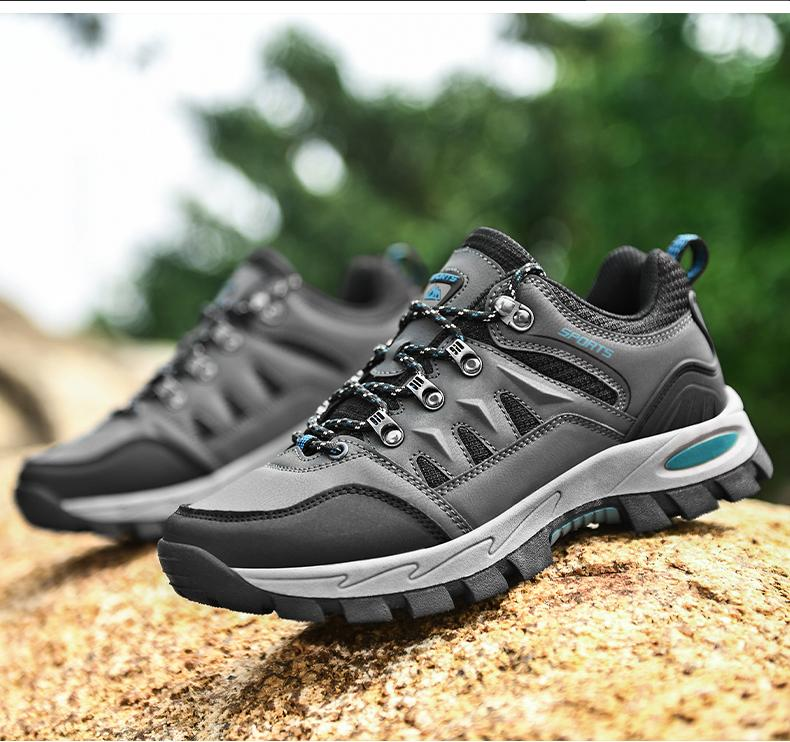 Winterschuhe für Herren und Damen, rutschfest, Outdoor-Stil, modisch, Lederoberfläche, Herren-Wanderschuhe, Damen-Wanderschuhe_voghion.com