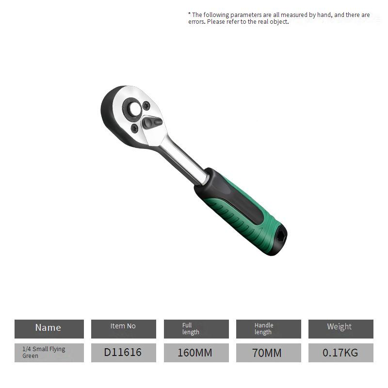 High Carbon Steel Ratchet Wrench Set - Ergonomic Hand Tool Kit With Small, Medium & Large Sockets For Smooth Fastening_voghion.com