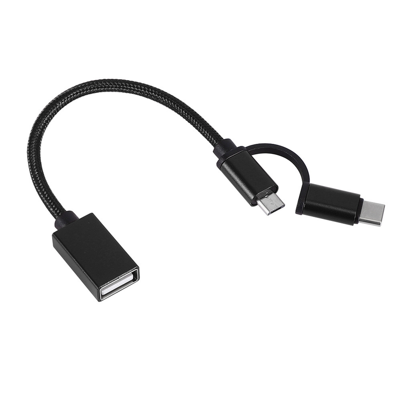 Music Festival Micro USB Type-C vevd 2-i-1 OTG-adapter_voghion.com