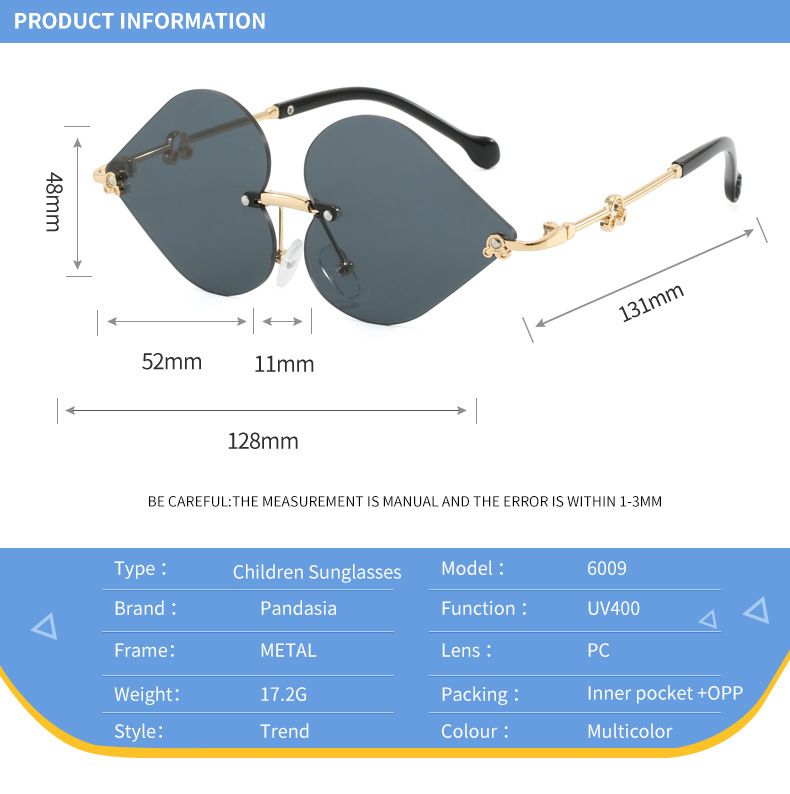 Cross Border Children's Fashion Sunglasses For Boys And Girls Baby Red Heart Sunglasses Trendy Internet Celebrity Street Shooting Sunglasses_voghion.com