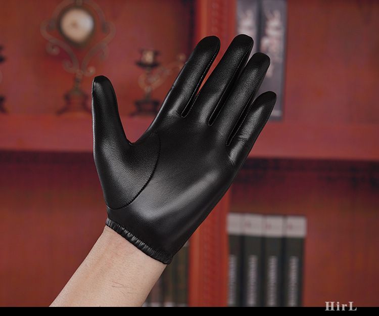 Erste Schicht Lederhandschuhe Herren Winter Koreanische Version der Handreparatur zum Warmhalten Lokomotive Fahren Reiten Dünne Schaffellhandschuhe Herren Touchscreen_voghion.com