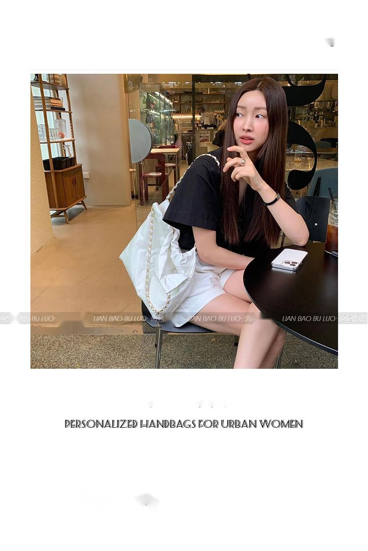 Travel Big Xiaoxiang Wind Wandering Large Capacity 22 Garbage Tote Lingge Chain Bag_voghion.com