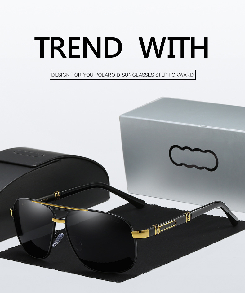 Männer Boutique 2023 Modesch polariséiert Sonnebrëller, Sonnebrëller mat groussem Frame, Fuerbrëller fir Fëscherei, Sonneschutz_voghion.com