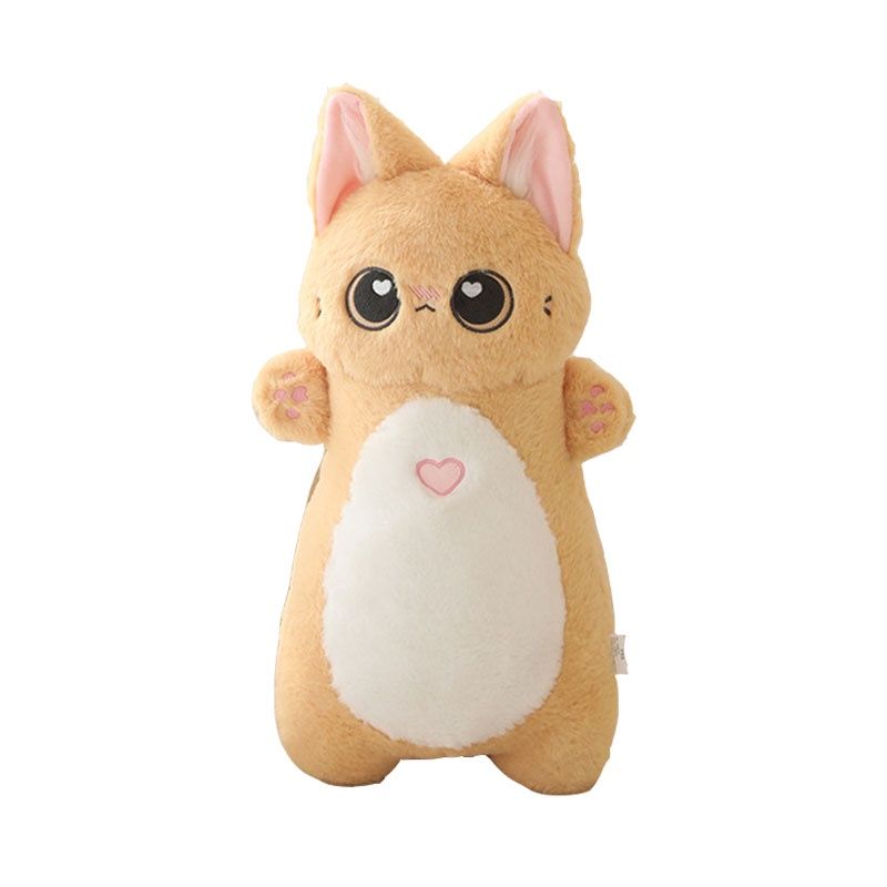 Peluche simpatico gatto siamese blu arancione mucca e maialino moccioso stili disponibili_voghion.com