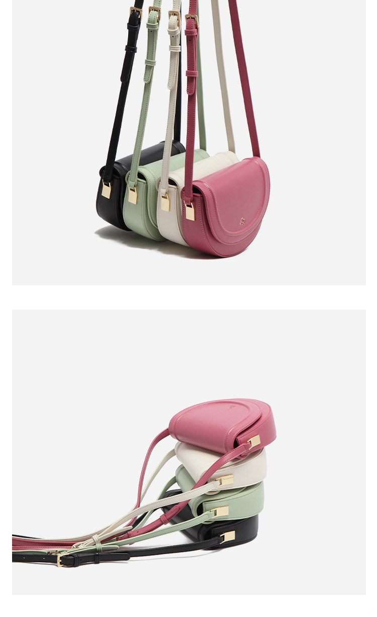 Micocah Bag Neue Halbkreistasche Satteltasche Damen High-End-Textur Nische trendige Schulter-Umhängetasche Sommer_voghion.com