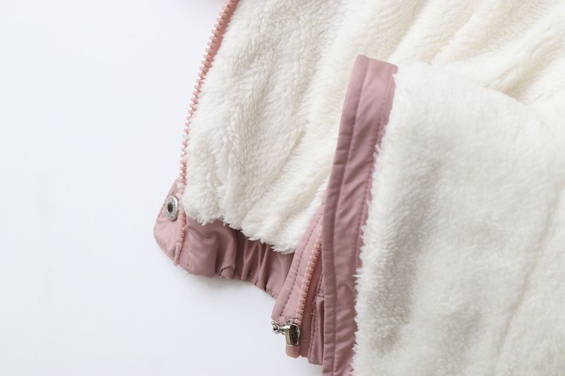 Pelele de invierno premium con capucha para bebé Mother & Kids: mono grueso acolchado de algodón para bebés y niños pequeños (66-90 cm), unisex, manga larga, con cremallera_voghion.com