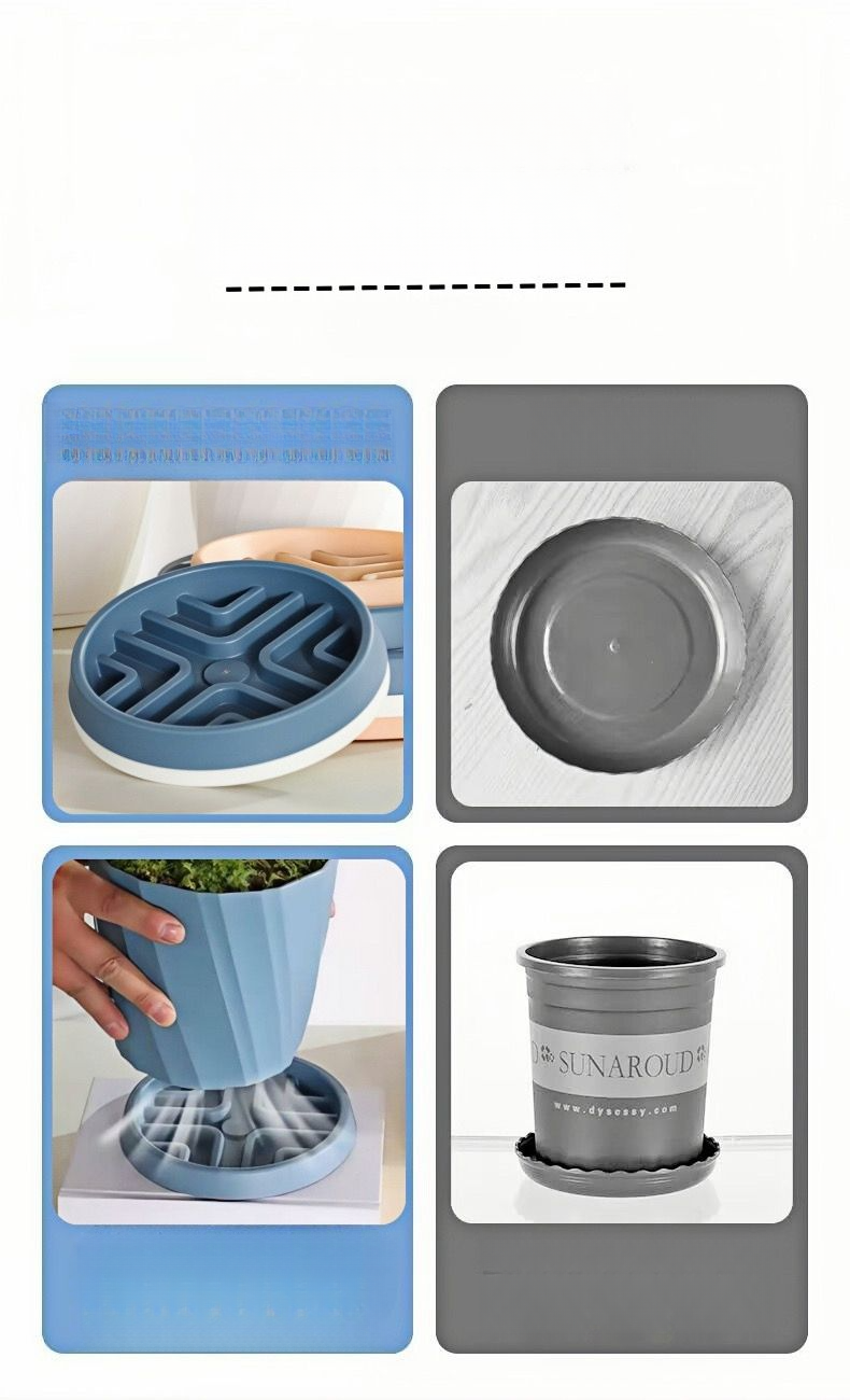 Pianta grassa verde in vaso piccolo, minimalista, addensata, in resina creativa, doppia, in vaso piccolo._voghion.com