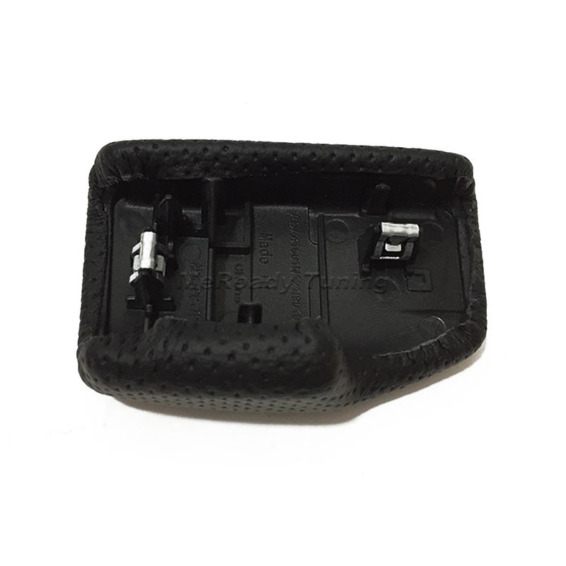 LHD Carbon Fiber Shift Knob Cover auto leather shifter cap for Audi A4 B9 A5 S5 Q5 fy Q7 RS4 RS5 2018 2019 2020 Interior_voghion.com