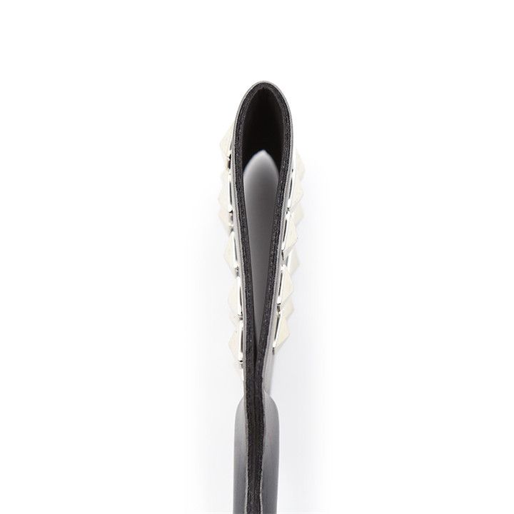 BDSM-Lederpaddel mit Metallnieten – X-förmiges PU-Spankingpaddel für Erwachsene, sinnliche Massage und Bühnenauftritte_voghion.com