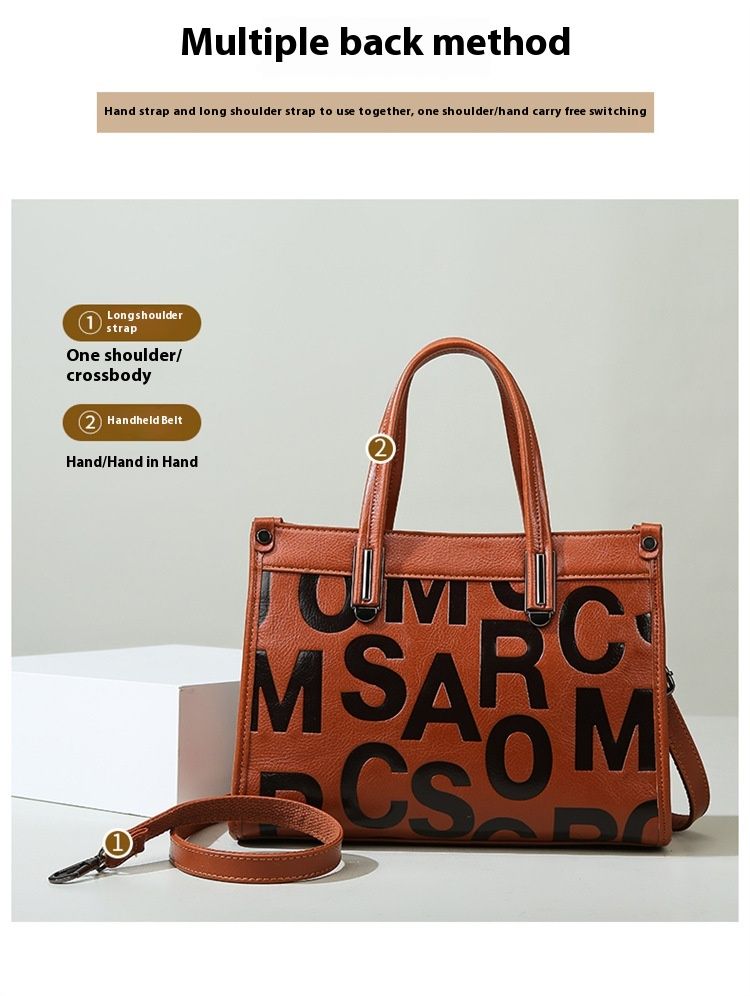 Nuova borsa a mano per pendolari, grande capacità, versatile, da donna_voghion.com