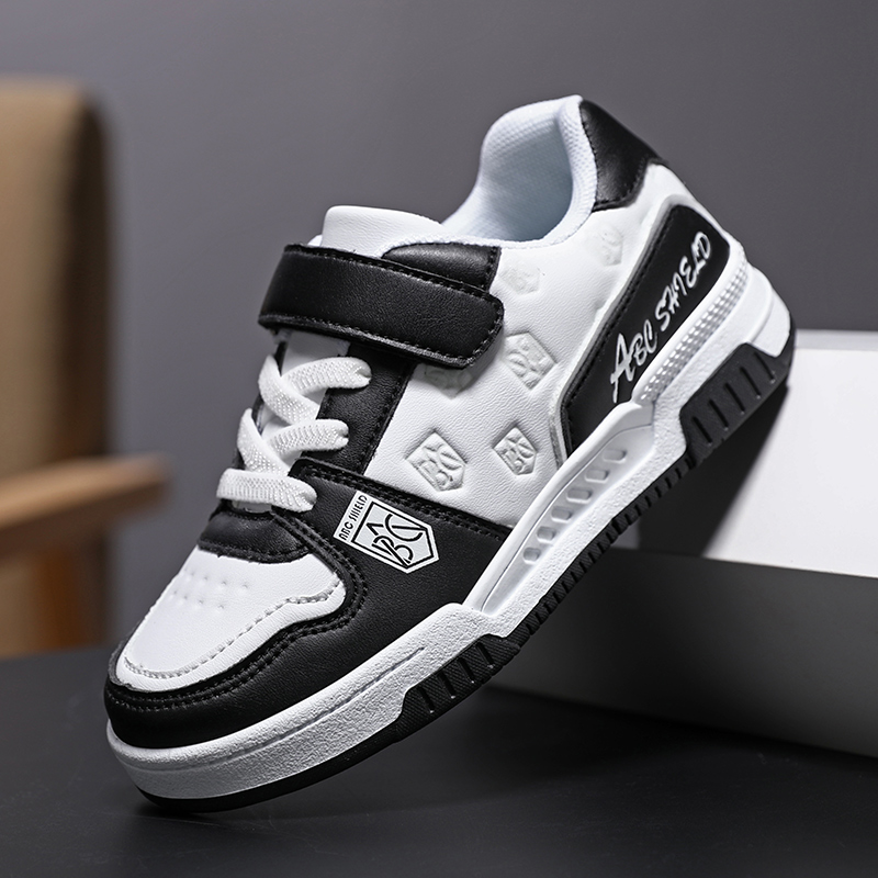 Nuevos zapatos de tabla luminosos para niños con velcro, zapatos casuales de moda_voghion.com