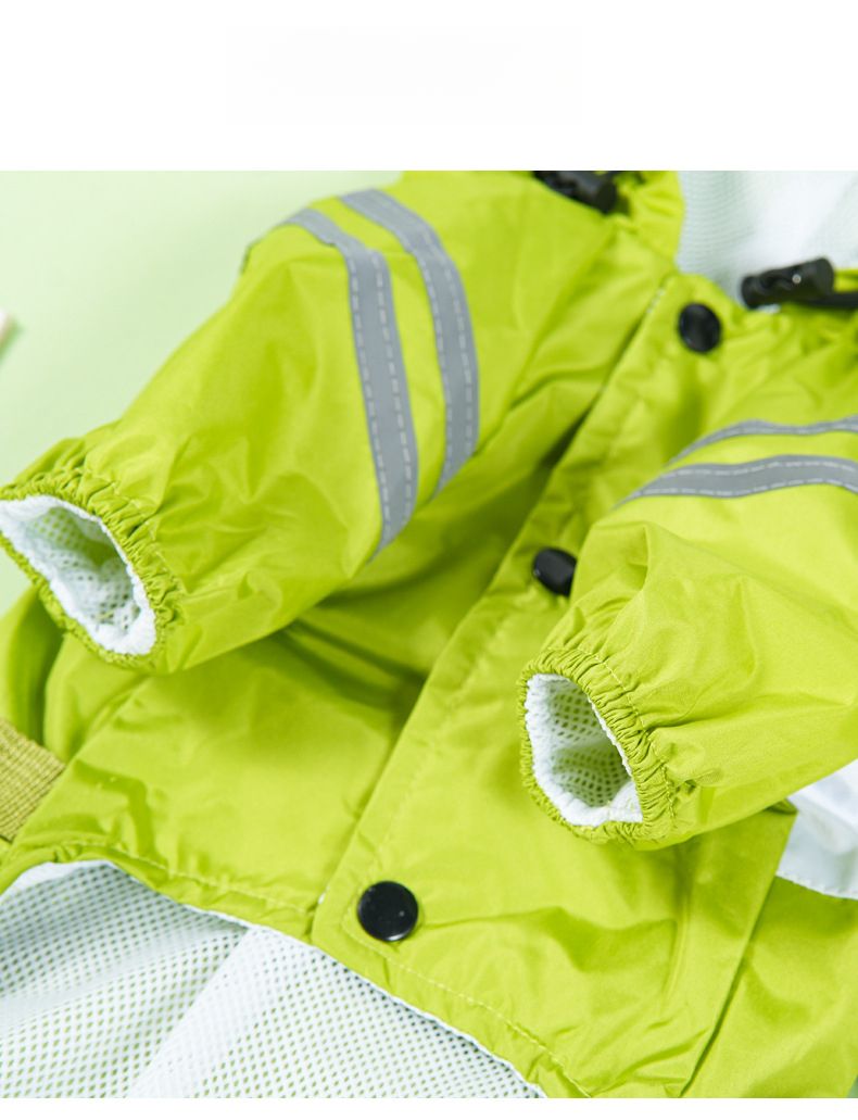 Clothing Universal Raincoat Large Small Full Coverage Leash Outdoor Dog Pet Clothes_voghion.com