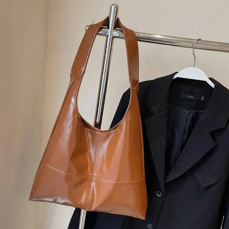 Borsa a tracolla multitasche da donna in pelle PU con chiusura magnetica, grande capacità, 240826_voghion.com