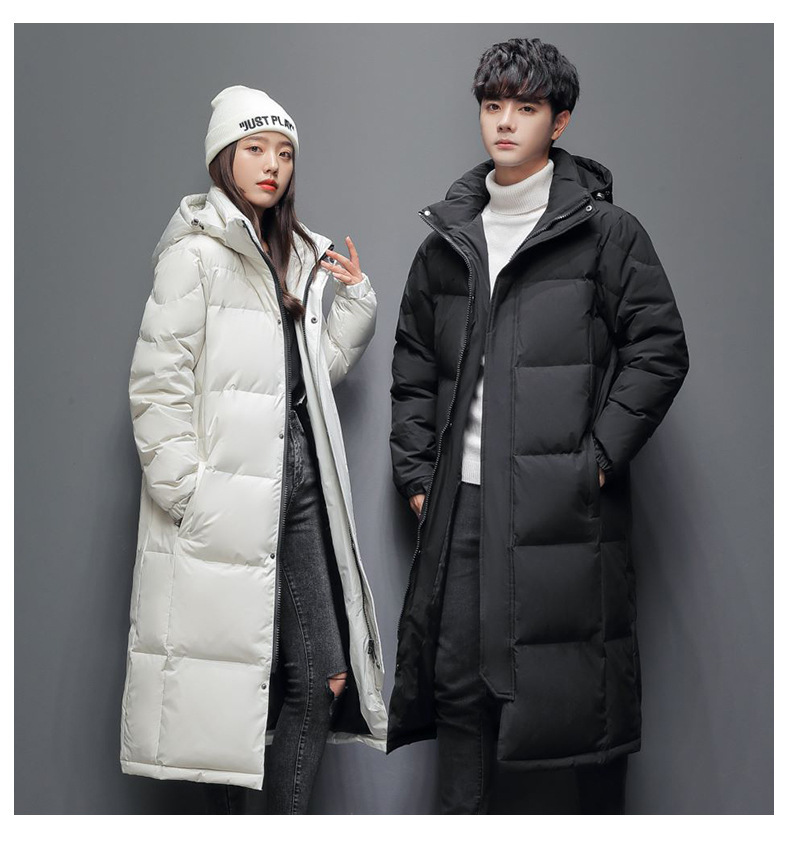 Unisex Thickened Jacket Winter Warm Knee High Warm Jacket Coat Jacket_voghion.com