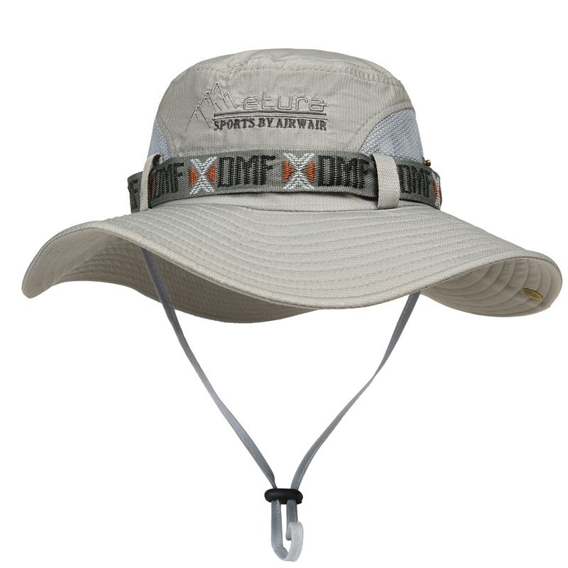 Hat outdoor fishing, fisherman men large brimmed summer hat for young people foldable to block face from the sun_voghion.com