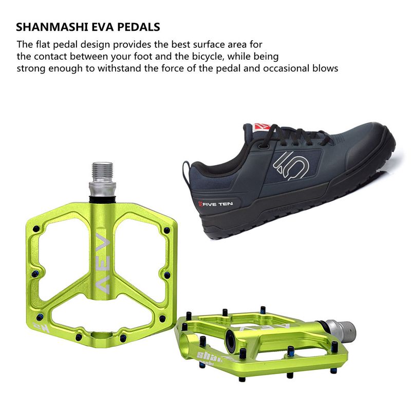 Pedales plegables para bicicleta de montaña SHANMASHI AEV con 3 rodamientos para escalada_voghion.com