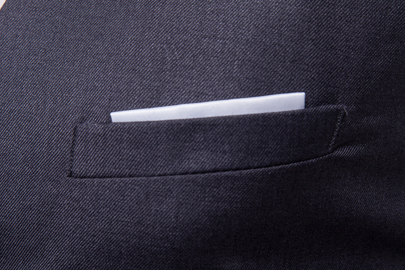 Herrenbekleidung Slim-Weste für Herren, einfarbig, Trauzeugenweste_voghion.com