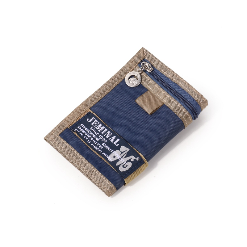 Jamie Road Solid Color Waterproof Men's Student Sports Canvas Trendy Wallet_voghion.com