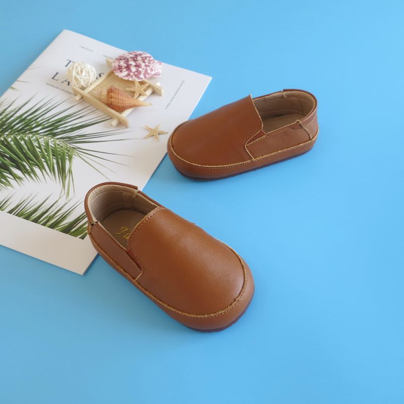 Kinderschuhe Kinderschuhe, kleine Lederschuhe, Zehenschuhe, doppelt elastisch, keine fallenden Absätze, Babyschuhe, Campus-Sport, Studenten-Performance-Schuhe_voghion.com