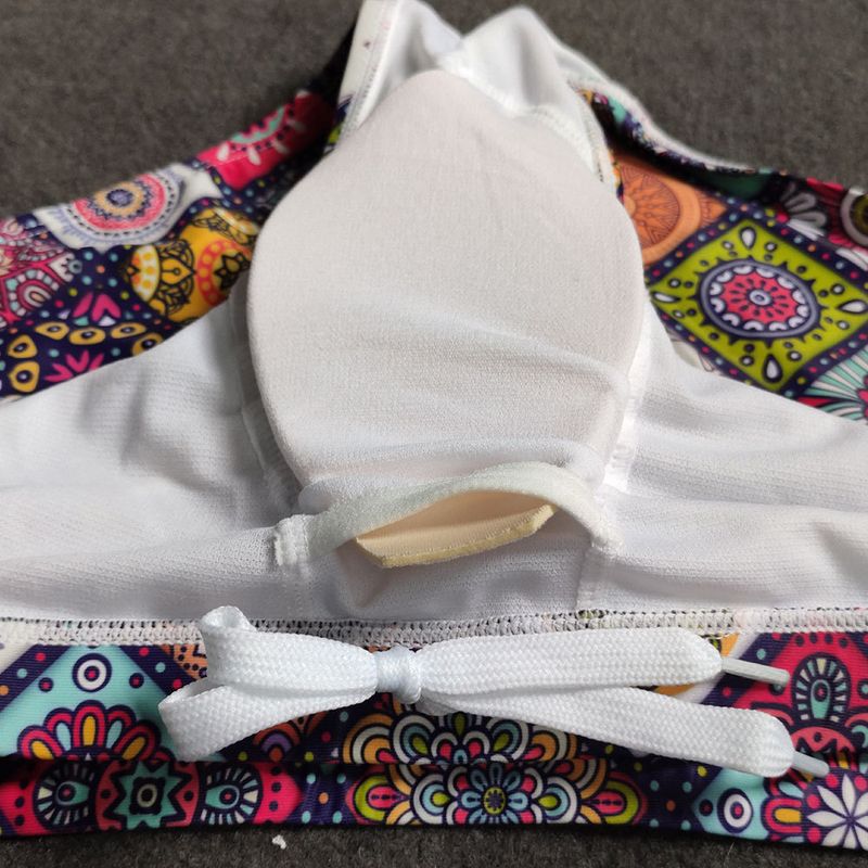 UXH Modische, schnelltrocknende Badehose mit europäischem Ethno-Print, große Größe, trendige Herren-Boxershorts_voghion.com