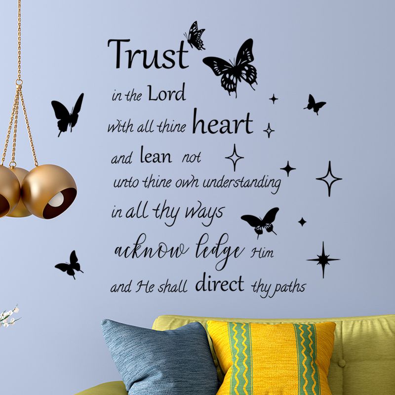 Trust&Heart Englisch Beratung PVC Matt CH81590 Personalisierte Wohnzimmer Dekoration Wandaufkleber_voghion.com