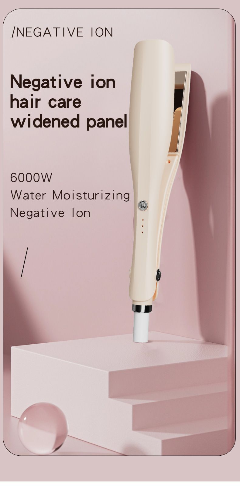 Mini chapinha e modelador de cachos sem fio - Ferramenta de modelagem portátil recarregável via USB para viagens (design compacto e aquecimento rápido)_voghion.com