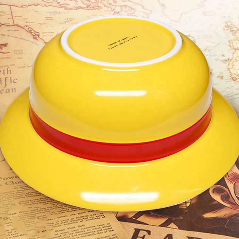 Strohhut-Schüssel-Set – Keramikgeschirr mit Essstäbchen_voghion.com