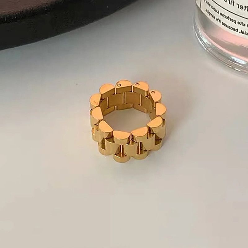 Titanium Steel Non-Fading Strap For Women, Fashionable And Unique Index Finger Ring, Light Luxury Niche Exquisite_voghion.com