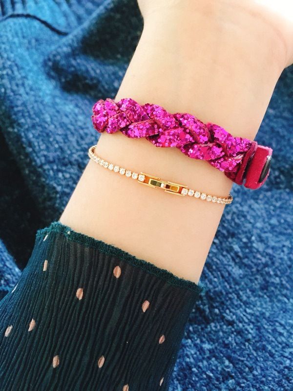 Pulseira feminina com pingentes em camadas estilo coreano-japonês - Moda simples, zircônia brilhante delicada, base de latão com temperamento de deusa_voghion.com