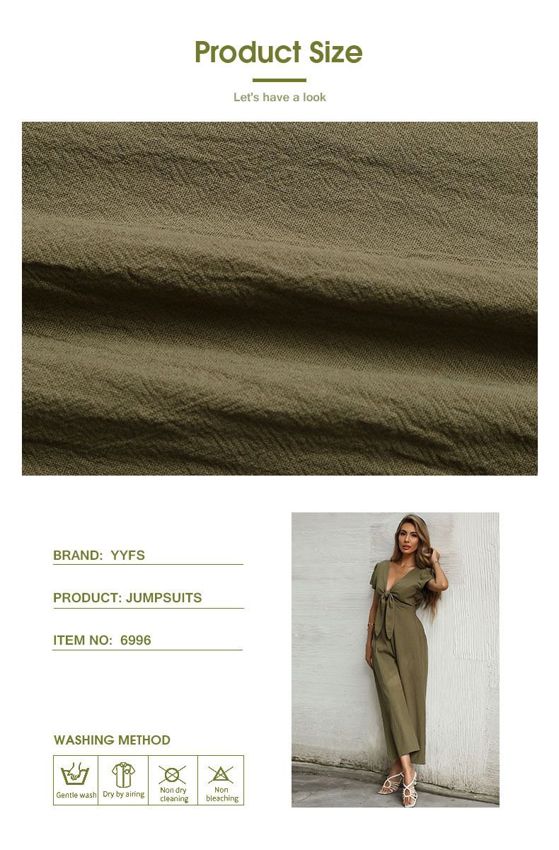 Neun-Punkt-Hose mit weitem Bein 2023 Sommer Lässiger Pendler-Overall mit ausgehöhlten Riemen_voghion.com