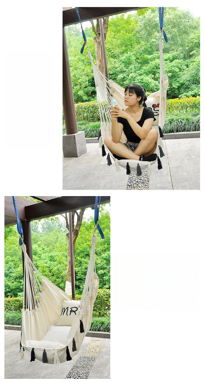 Hammock Camping Portable Foldable Indoor Seat Canvas Hanging Chair Outdoor Swing_voghion.com